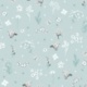 Tissu Imprimé Birdy Bleu 