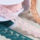 Tulle brodé fleurettes mat