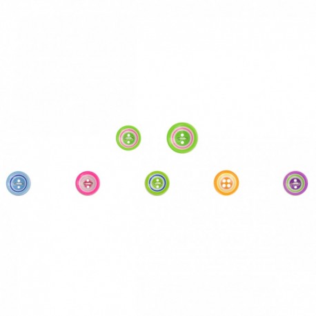 Bouton bicolore 4 trous