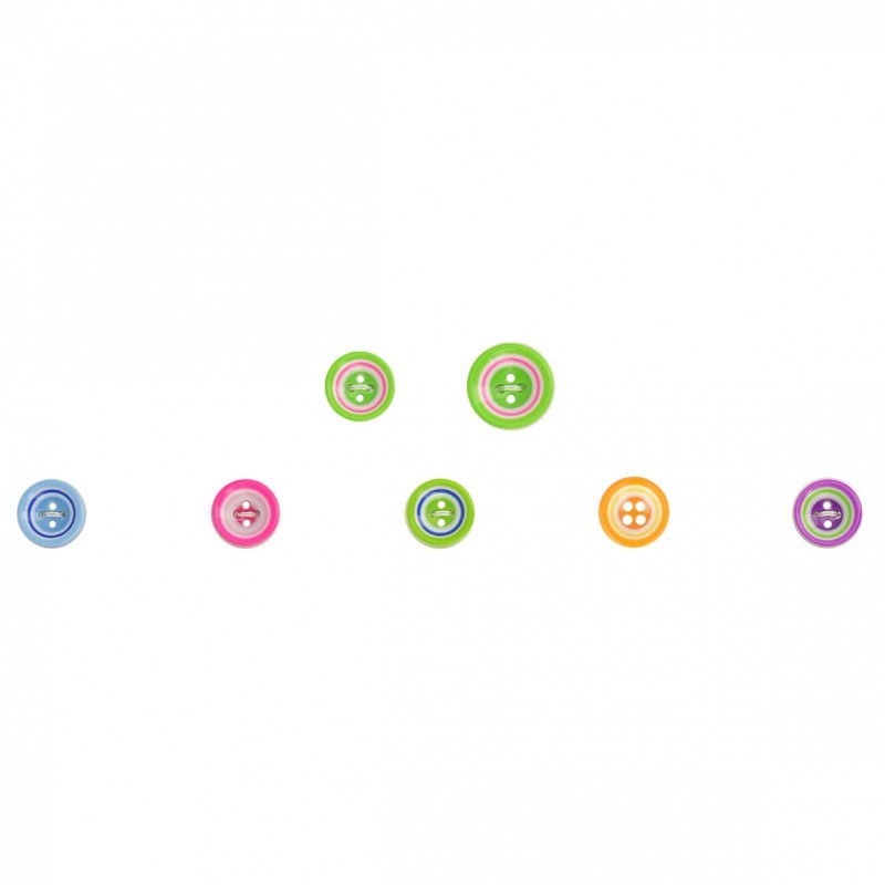 Bouton bicolore 4 trous