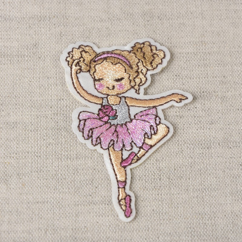 Ecusson ballerines - Ballerine rose