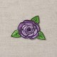 Ecusson rose - Lila