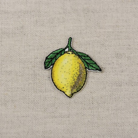 Ecusson theme jardin - Citron
