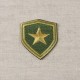 Ecusson blason armee - Etoile fond kak