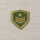 Ecusson blason armee - Army fond kaki