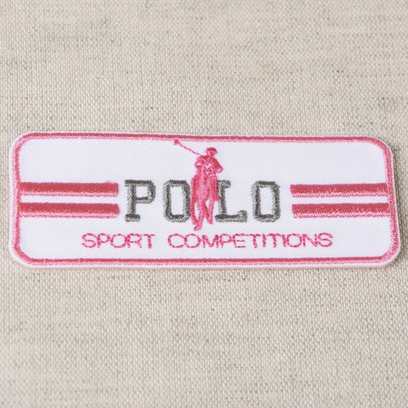 Ecusson polo sport - Blanc