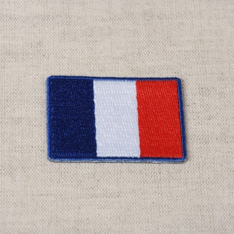 Ecusson drapeaux brodes - France