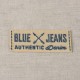 Ecusson blue jeans - Yellow