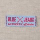 Ecusson blue jeans - Bleu