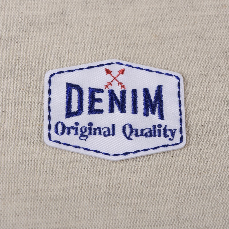 Ecusson denim original - Blanc