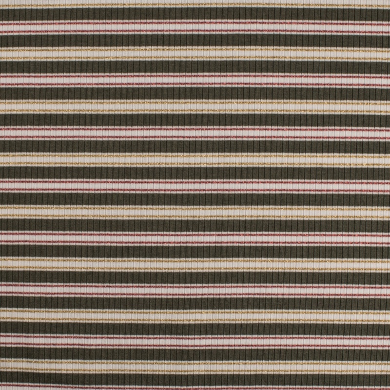 Tissu Stripe Dylana Ecru/Gold