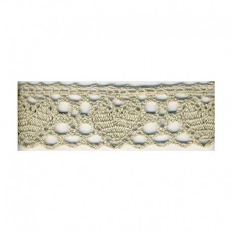 Dentelle coton 25 mm