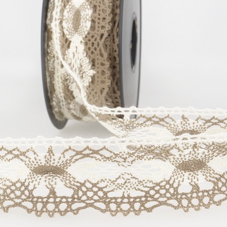 Dentelle bicolore