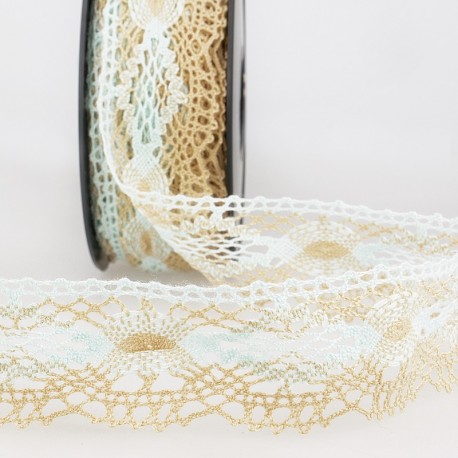 Dentelle bicolore