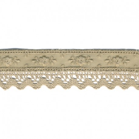 Dentelle brodee 28mm