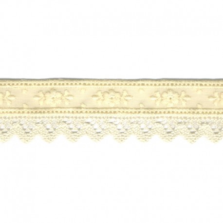 Dentelle brodee 28mm