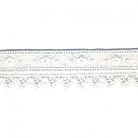 Dentelle brodee 28mm