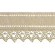 Dentelle fleurs brodees