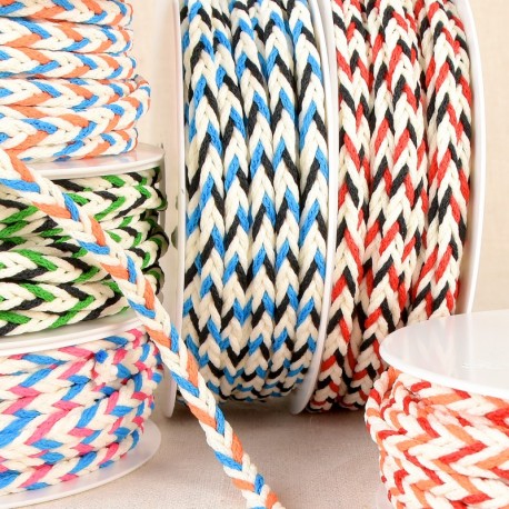 Tresse multicolore