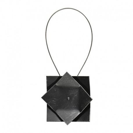 Magnet métal double carré
