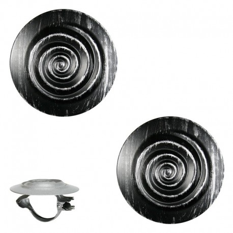 Pinces à rideaux rondes en métal x2