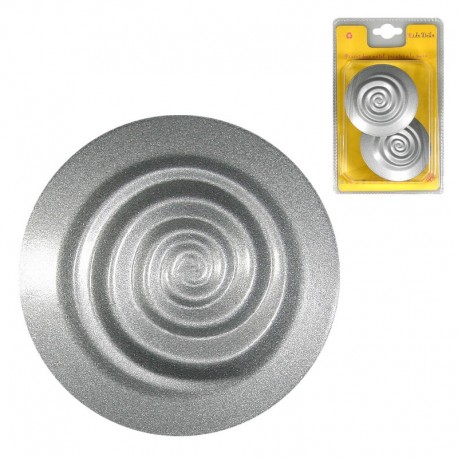 Pinces à rideaux rondes en métal x2