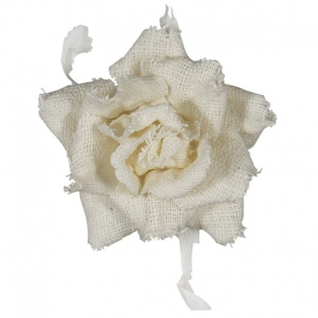 Pince à rideaux fleur naturelle