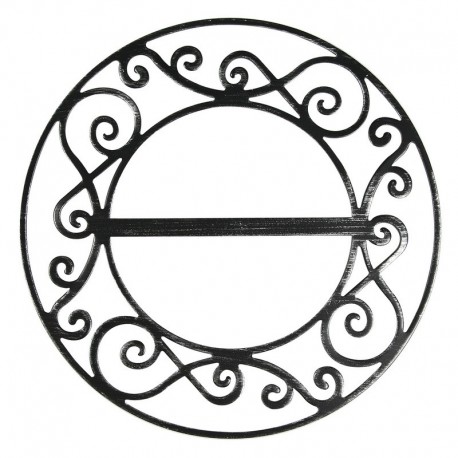 Broche pour rideaux en fer forgé