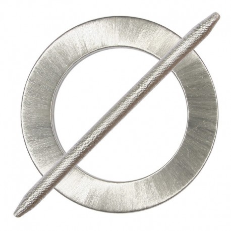 Broche pour rideaux ronde recouverte de fil