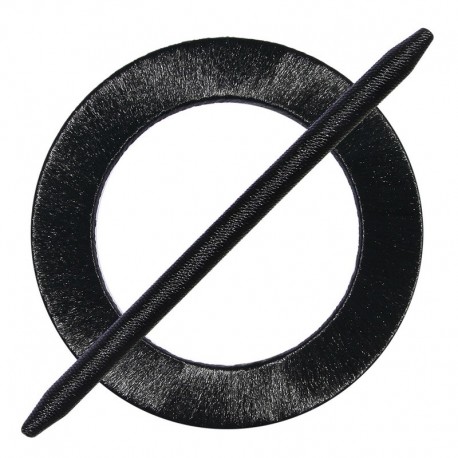 Broche pour rideaux ronde recouverte de fil