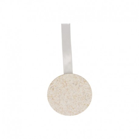 Magnet rond en écorce de riz