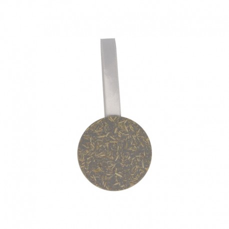Magnet rond en écorce de riz