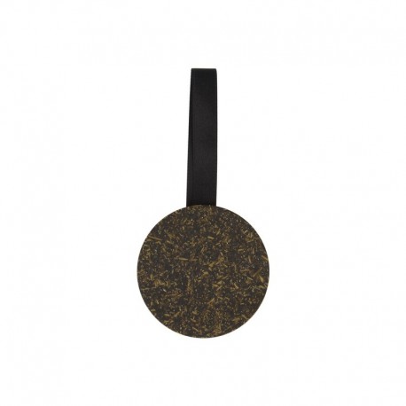 Magnet rond en écorce de riz