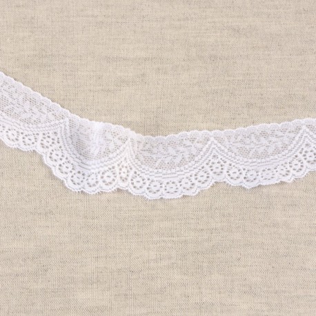 Dentelle élastique feston