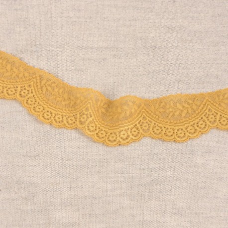 Dentelle élastique feston