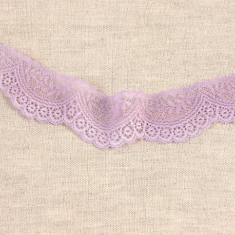 Dentelle élastique feston