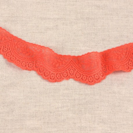 Dentelle élastique feston