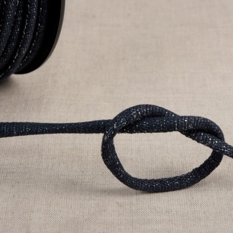 Cordon tresse métallisé