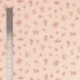Tissu Plumettis Voile de Coton Imprimé Rose Layette 