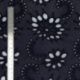 Tissu Broderie Anglaise Flower Marine 
