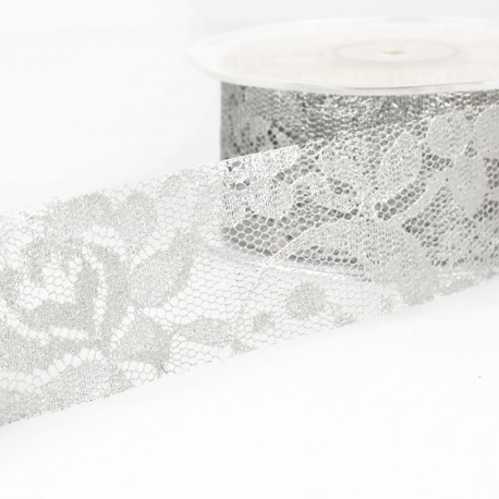 Dentelle metal fleurs