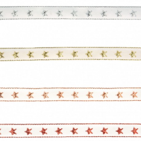 Ruban metalétoiles12mm