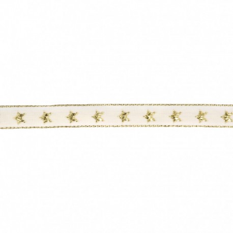 Ruban metalétoiles12mm