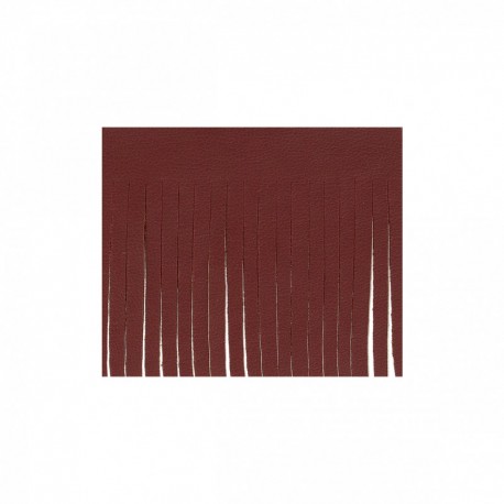 Franges simili cuir 50 mm