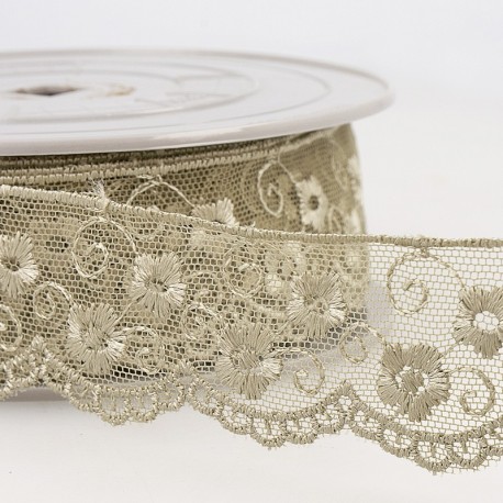 Broderie/tulle