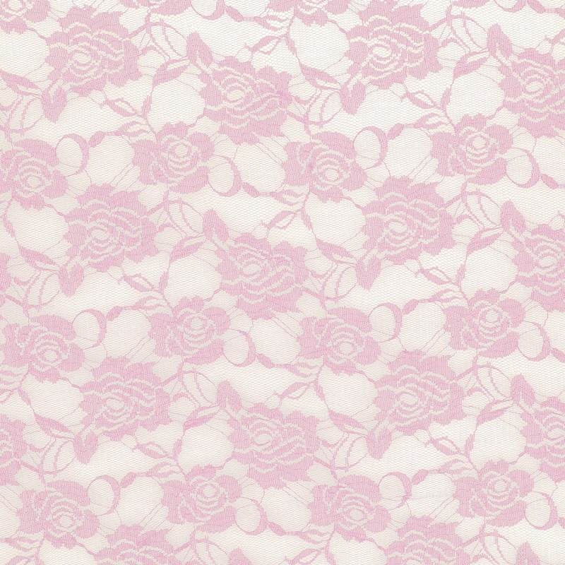 Tissu Dentelle Rose Layette 