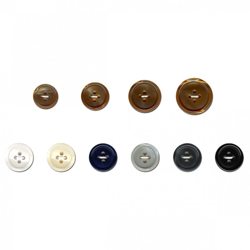 Bouton galalithe 4 trous