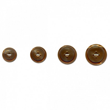 Bouton galalithe 4 trous
