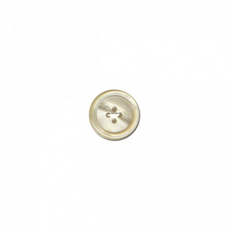 Bouton galalithe rond 4tr