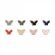 Bouton bijou papillon